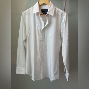 Men’s Mizzen and Main White Dress Shirt- Small Trim